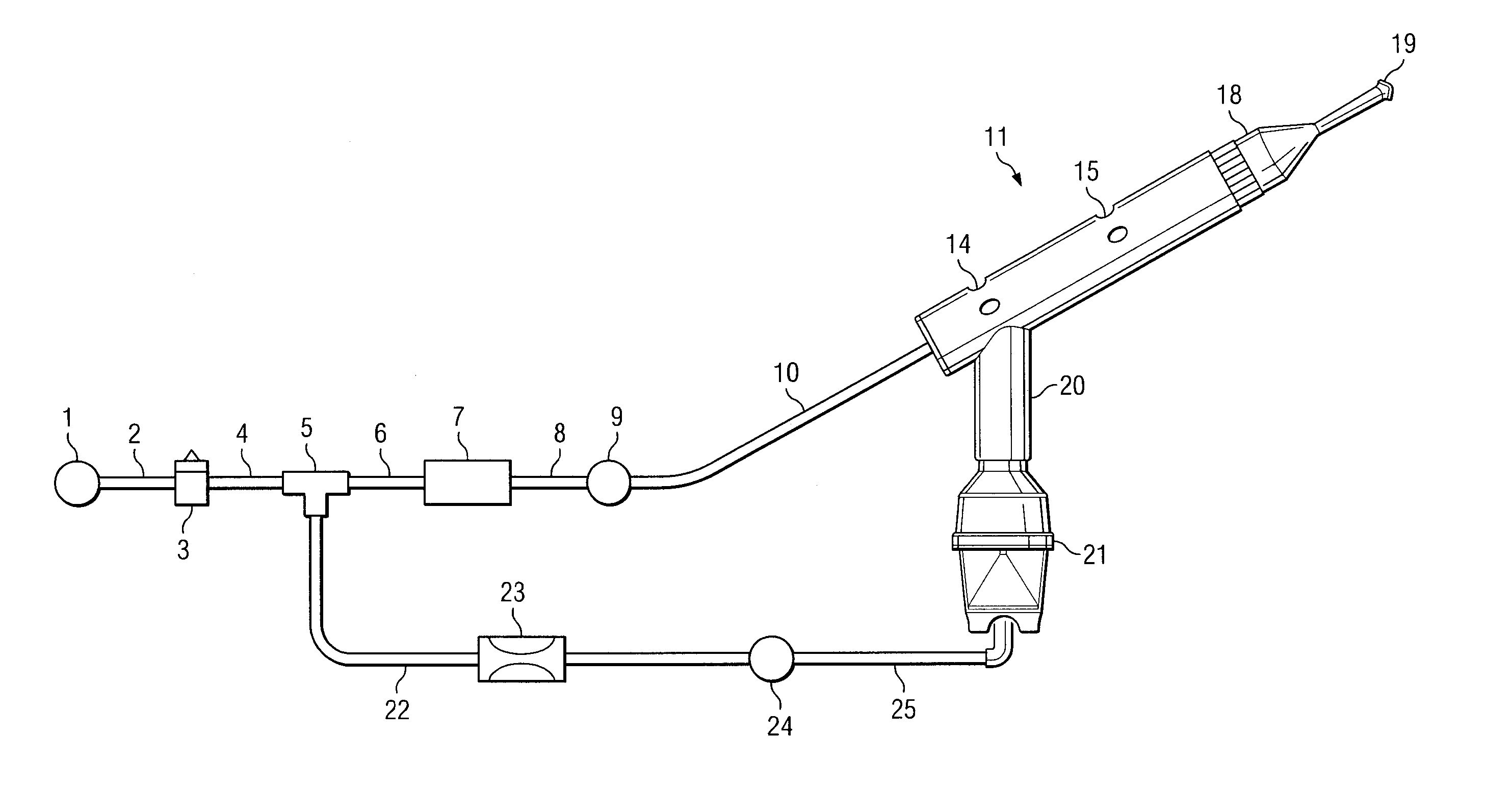 Continuous high-frequency oscillation breathing treatment apparatus
