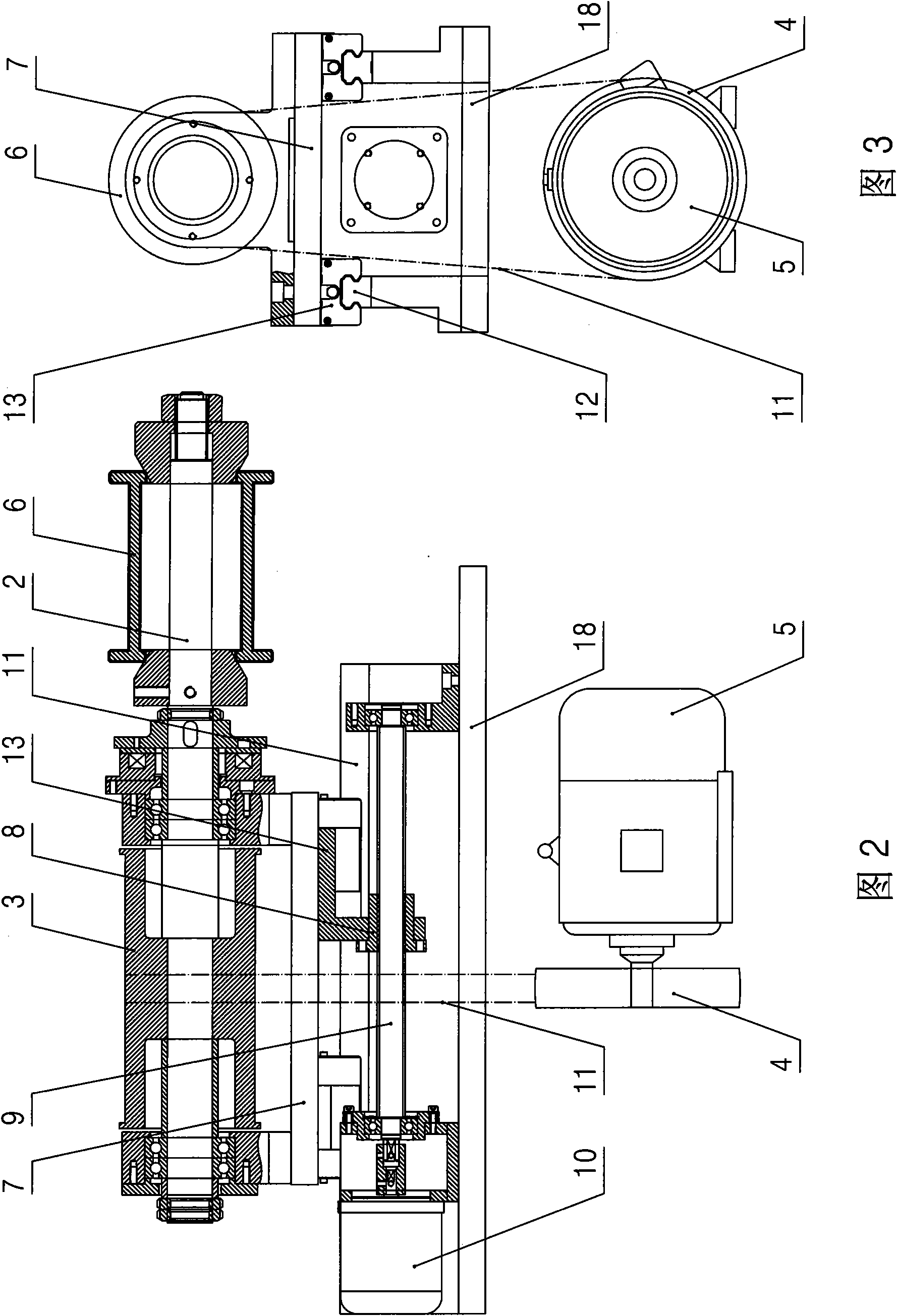 Wire arranging and collecting device in wire drawing machine
