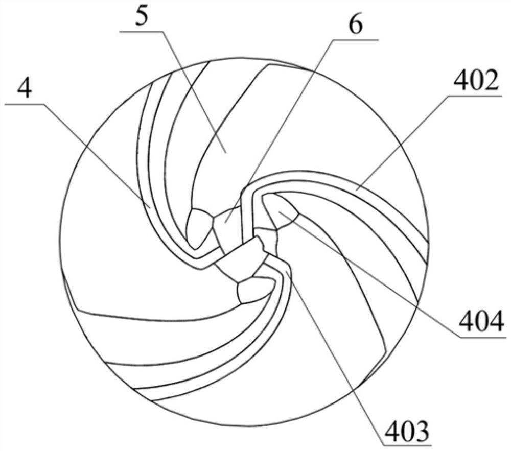 Taper milling cutter for worm machining