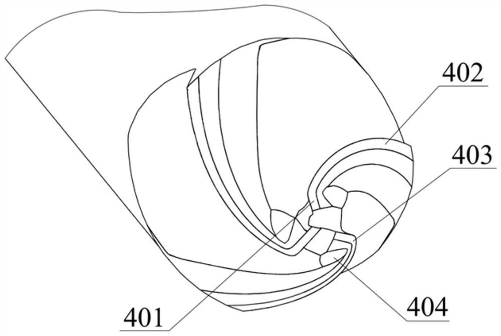 Taper milling cutter for worm machining