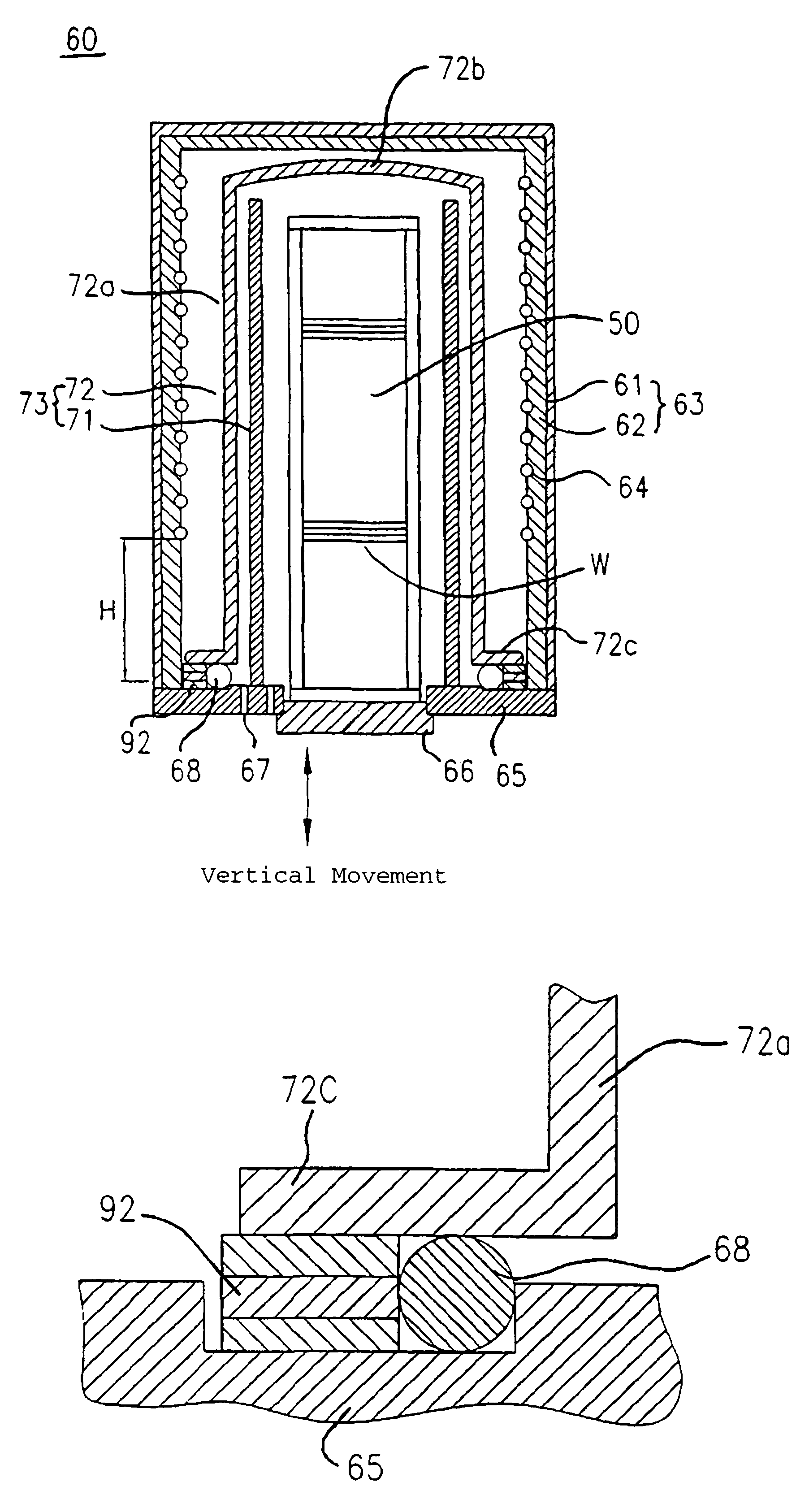 Thermal treatment system for semiconductors