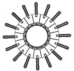 Integrated riveting device and integrated riveting method of large-scale cylinder section component