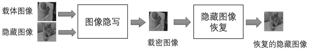 High-capacity image steganography and recovery method based on reversible neural network