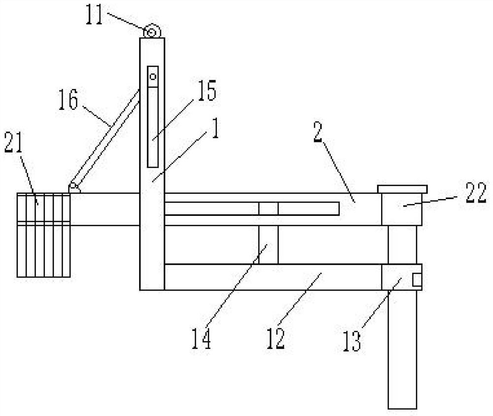 A vertical rolling mill cardan shaft hoisting tool and hoisting method