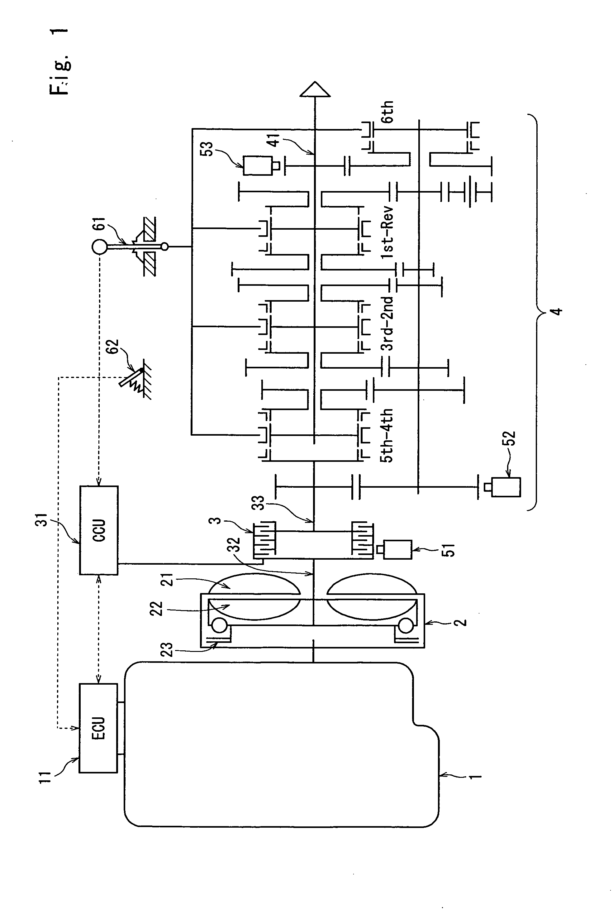 Vehicle controller of a vehicle power transmission device