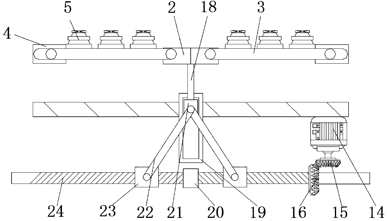 Cloth drying device for textile processing