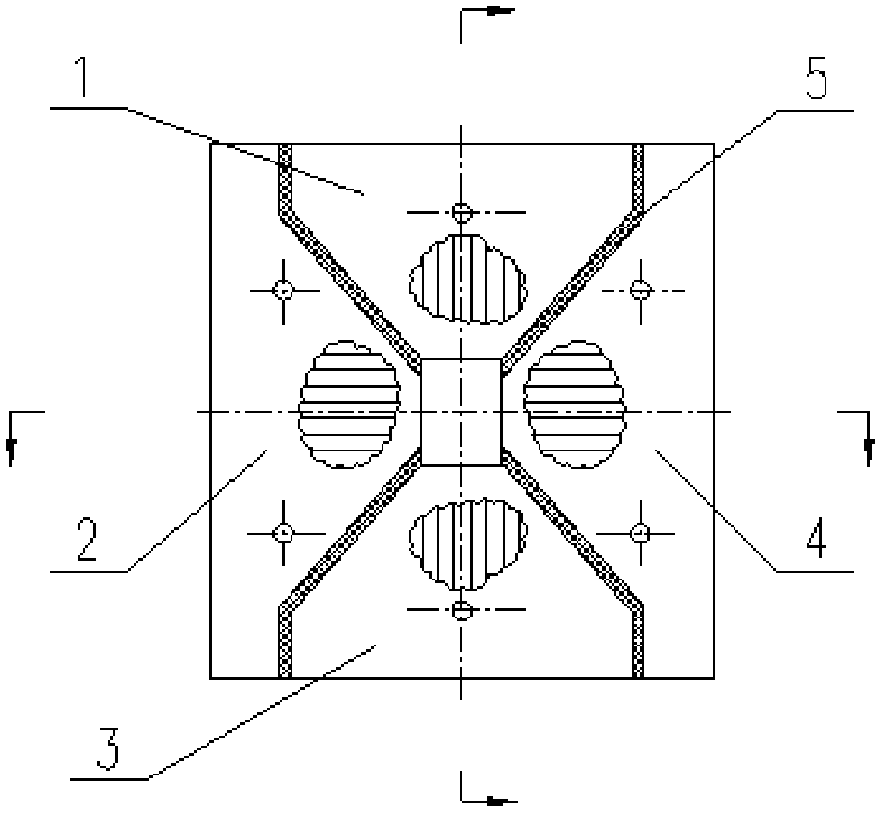 Observation hole lining of ceramic fiber modules