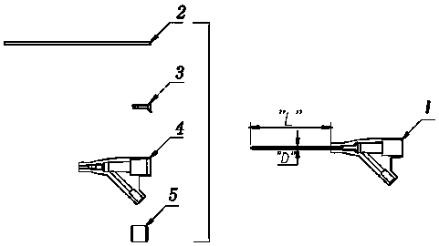 Flat pressing joint assembly