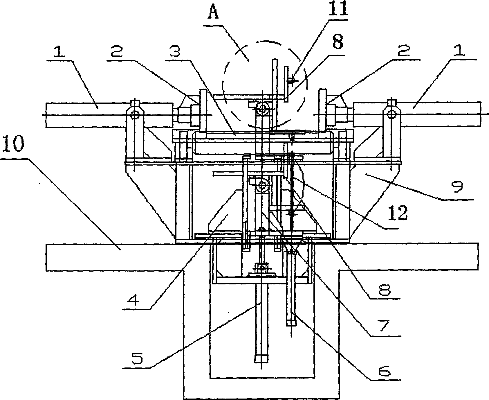 Fluid pressure type pulling and turning steel method