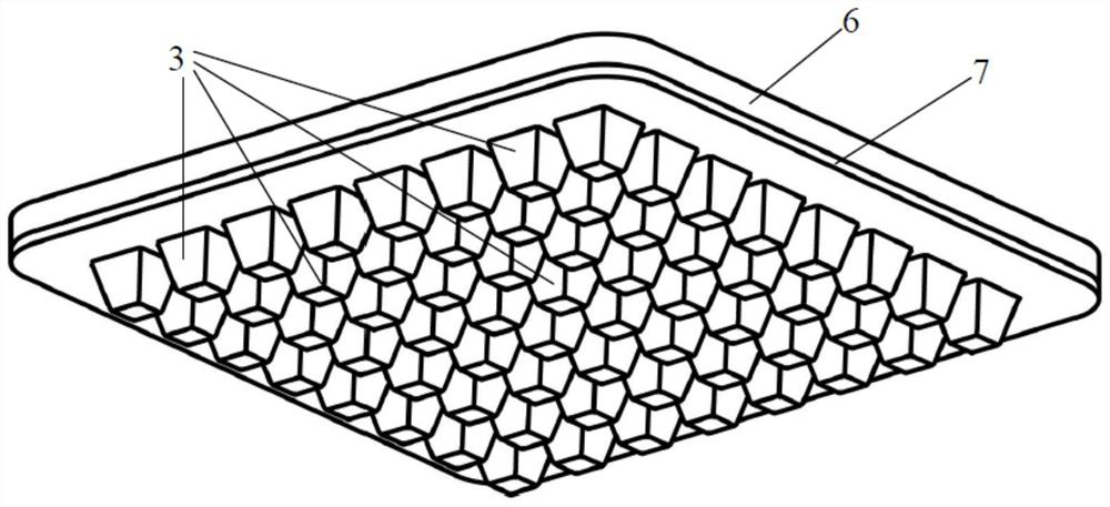 Composite metal sheet micro-array functional structure and its forming method and device