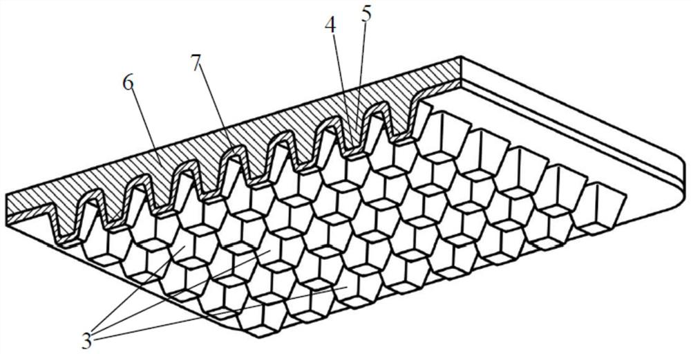 Composite metal sheet micro-array functional structure and its forming method and device