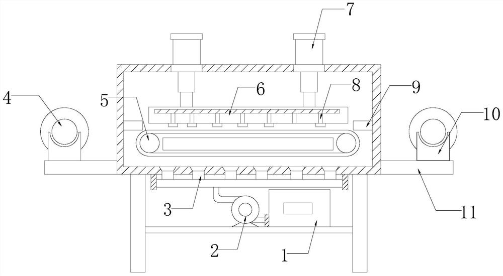 Textile fabric printing machine