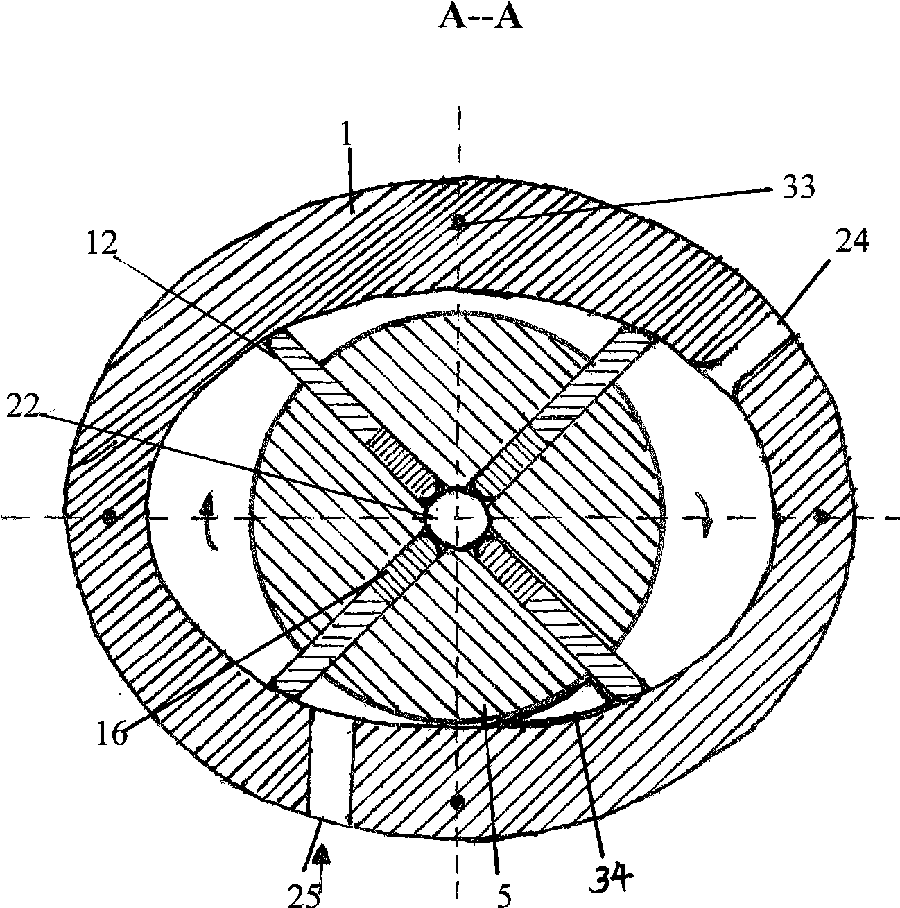 Major-minor cylinder combined rotor engine