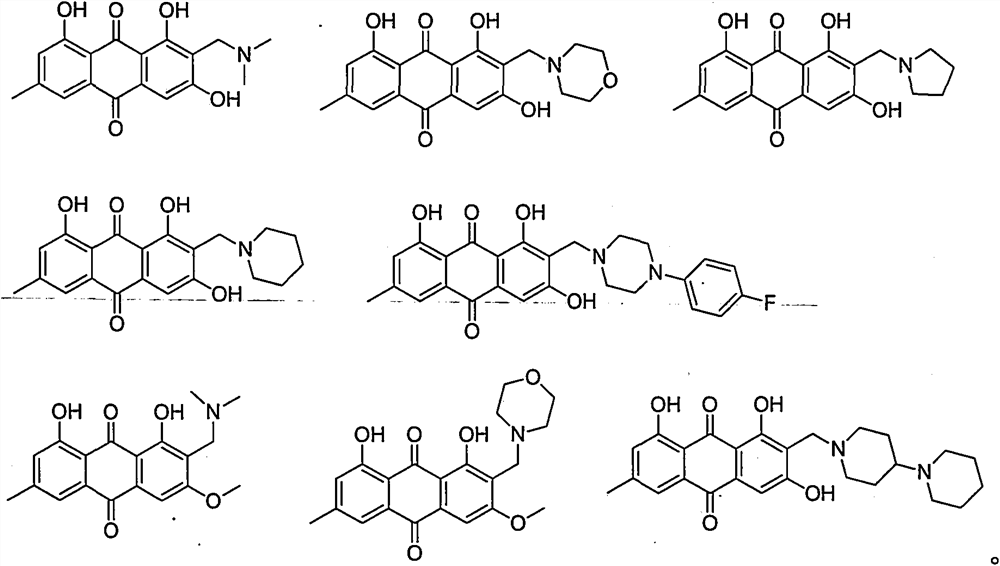 2-aminomethyl-9,10-anthraquinone derivative, its preparation method and application