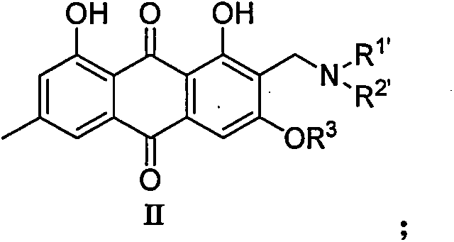 2-aminomethyl-9,10-anthraquinone derivative, its preparation method and application