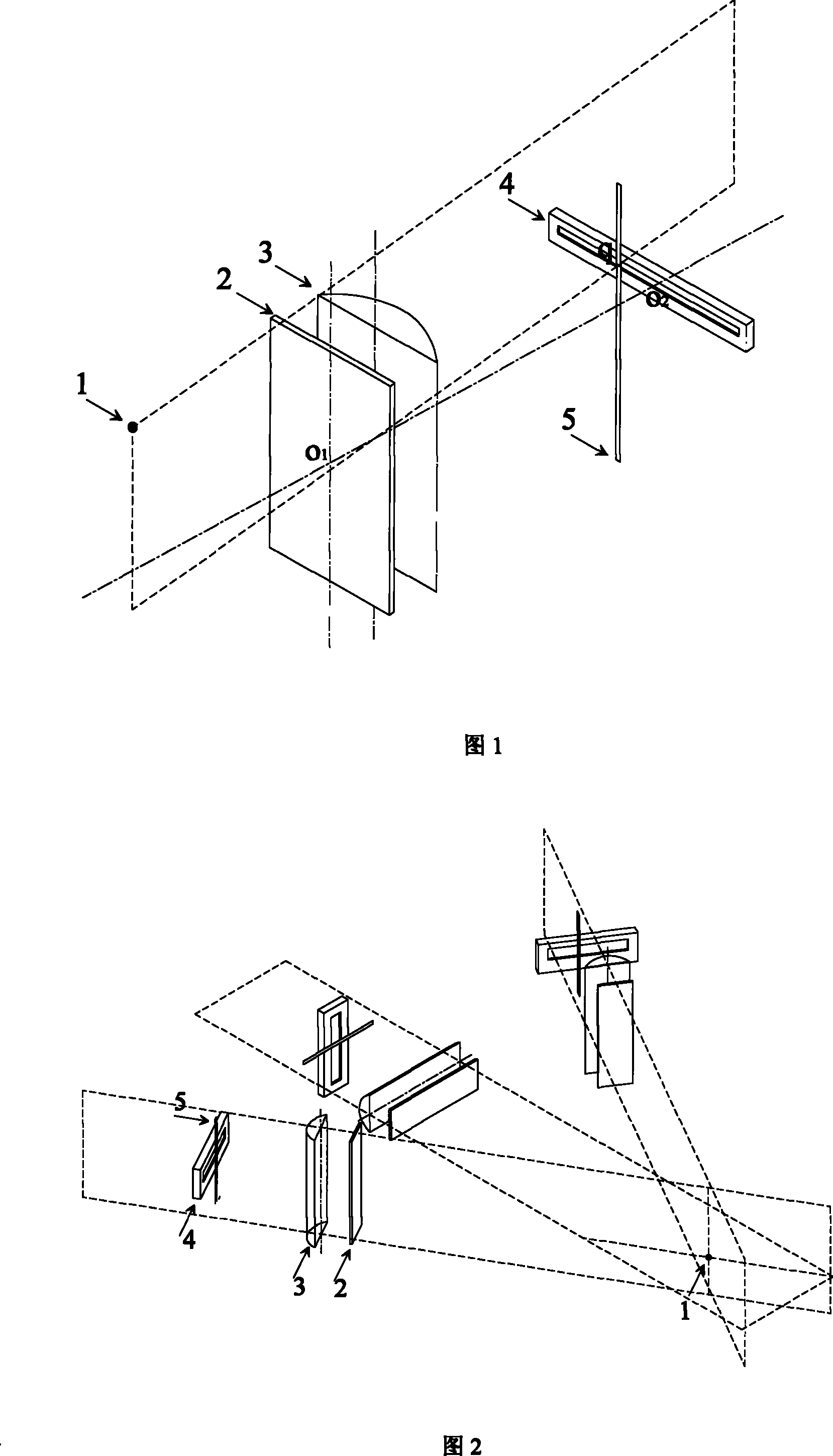 Linear array CCD spatial target posture based measuring systems and its measurement method