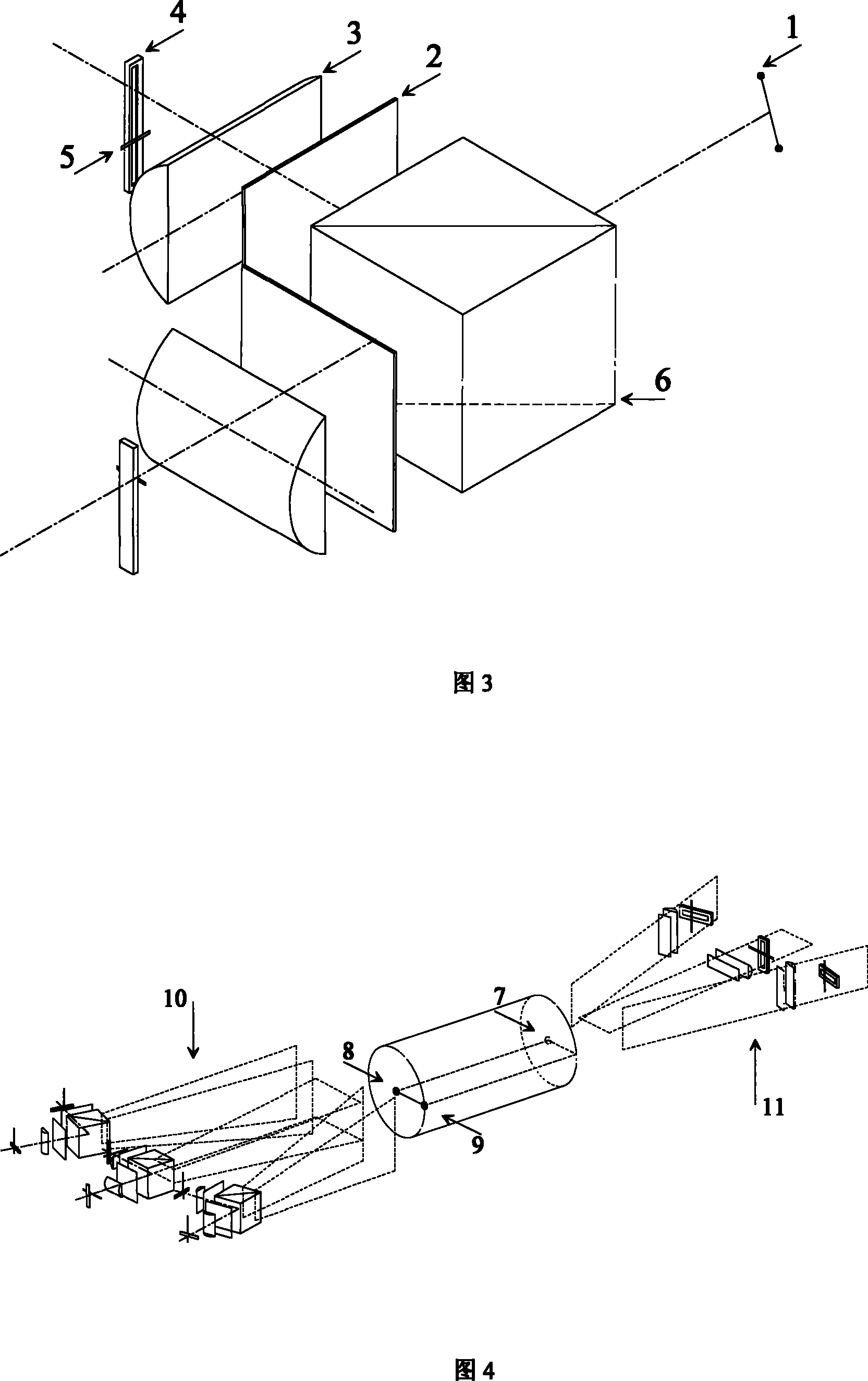 Linear array CCD spatial target posture based measuring systems and its measurement method
