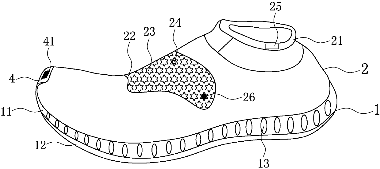 Pressure sensing-based intelligent sports shoe