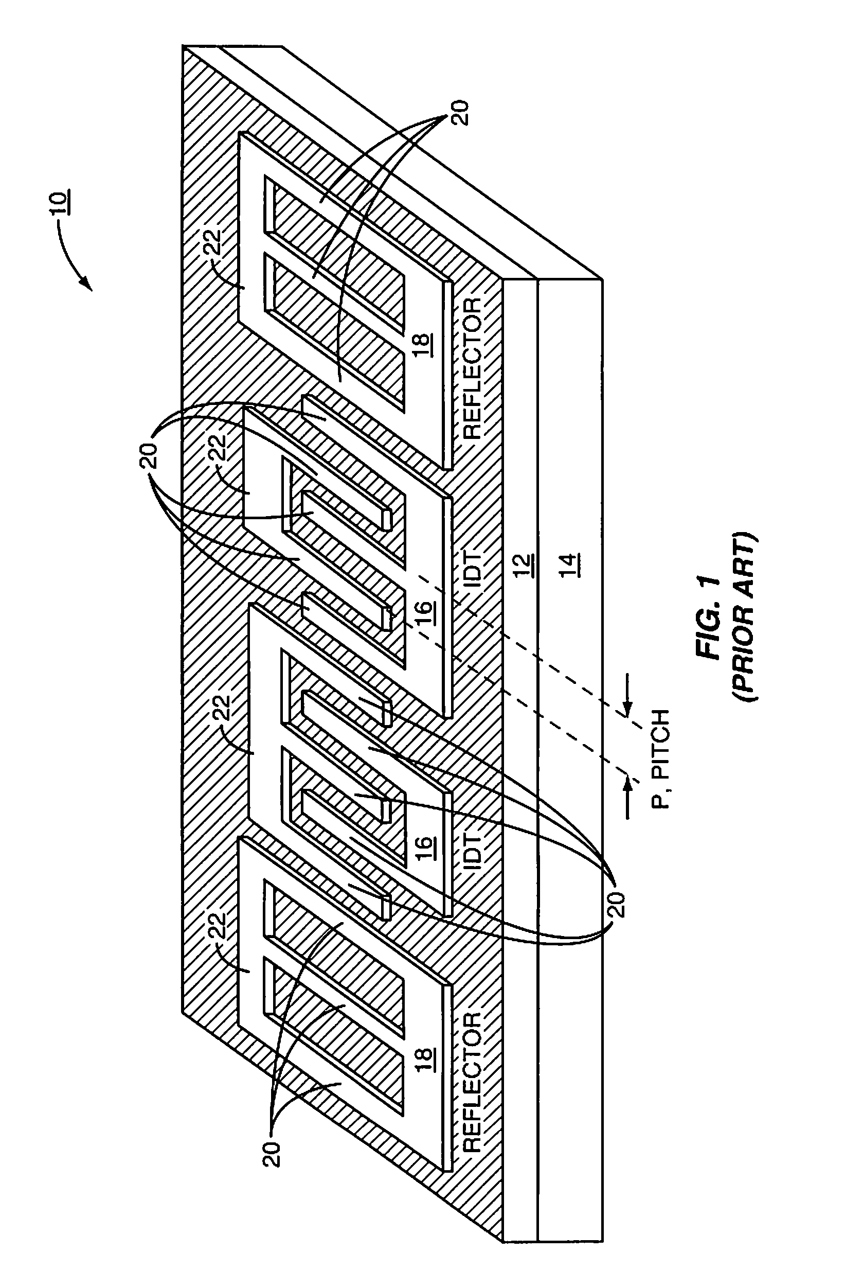 Piezoelectric substrate for a saw device