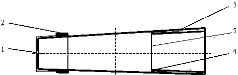 Imago release tube for small-size insect olfactometer