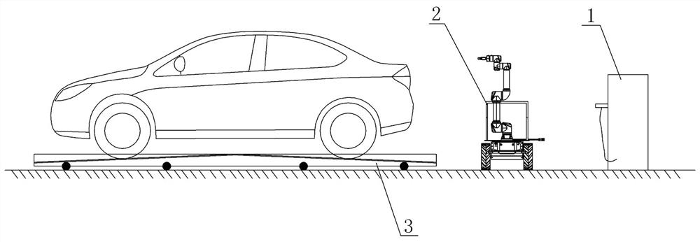 Intelligent charging device for electric automobile