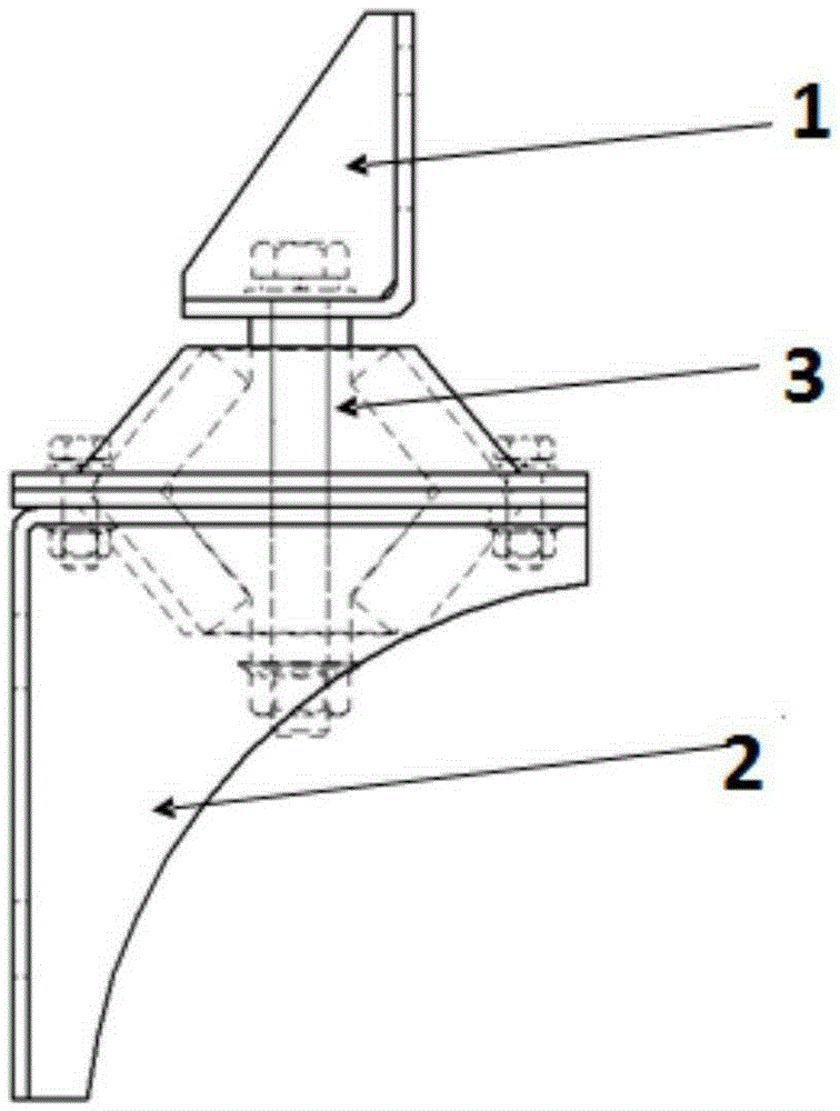 A kind of engine mount rubber pad assembly