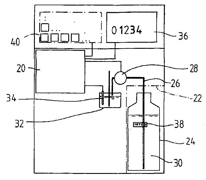 Inkjet printer for printing on goods