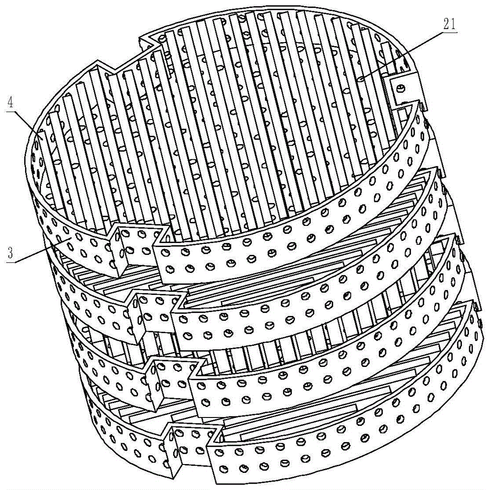 A tail gas treatment method and equipment for CVD/CVI process