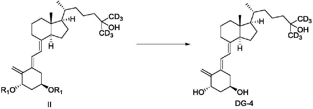 Preparation method and intermediate of deuterated calcitriol
