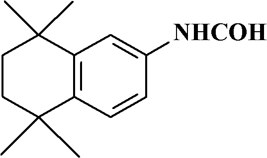 Method for synthesizing 5,6,7,8-tetrahydro-5,5,8,8-tetramethyl-2-naphthylamine