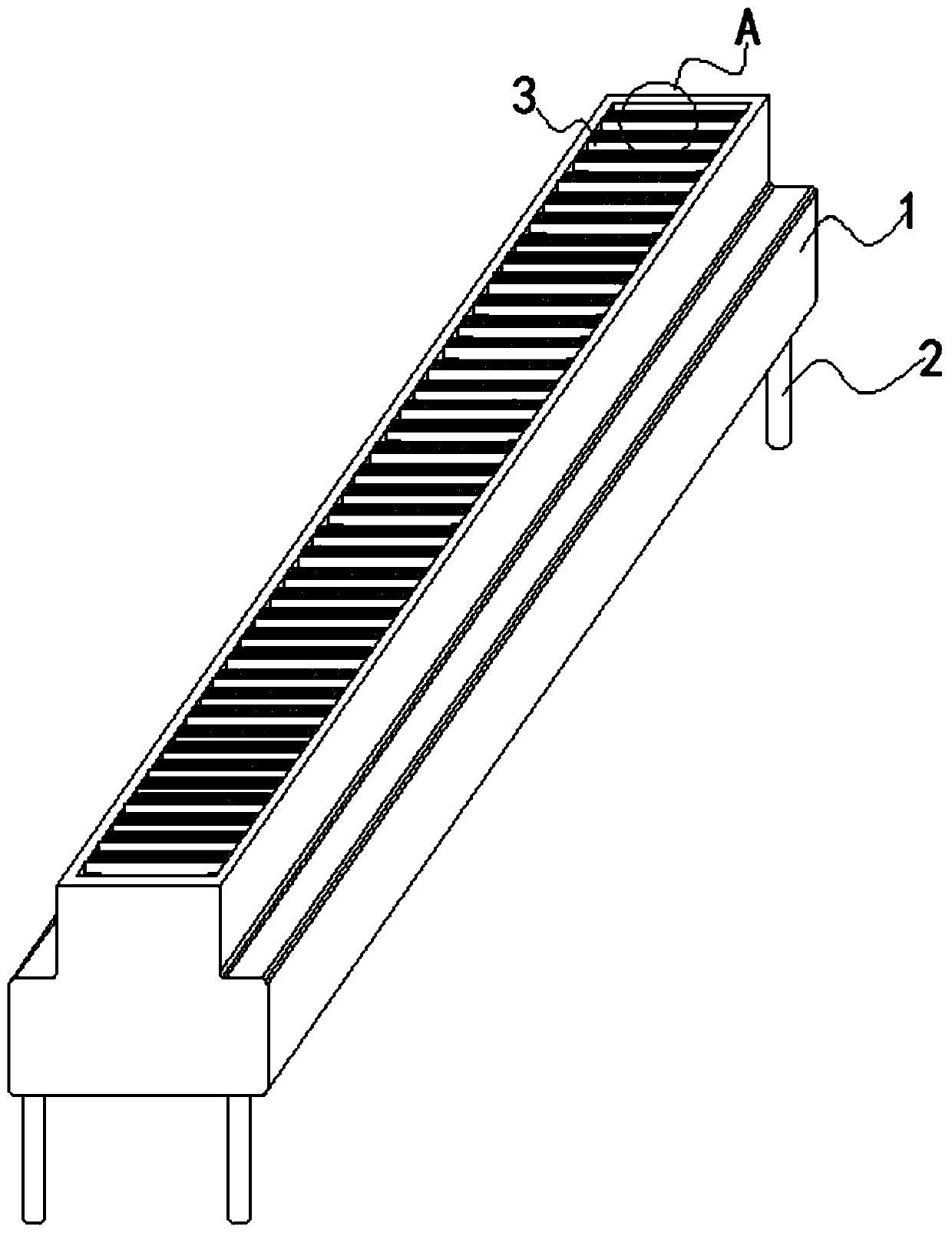 A kind of grill that uses steam to expand and sprinkle materials