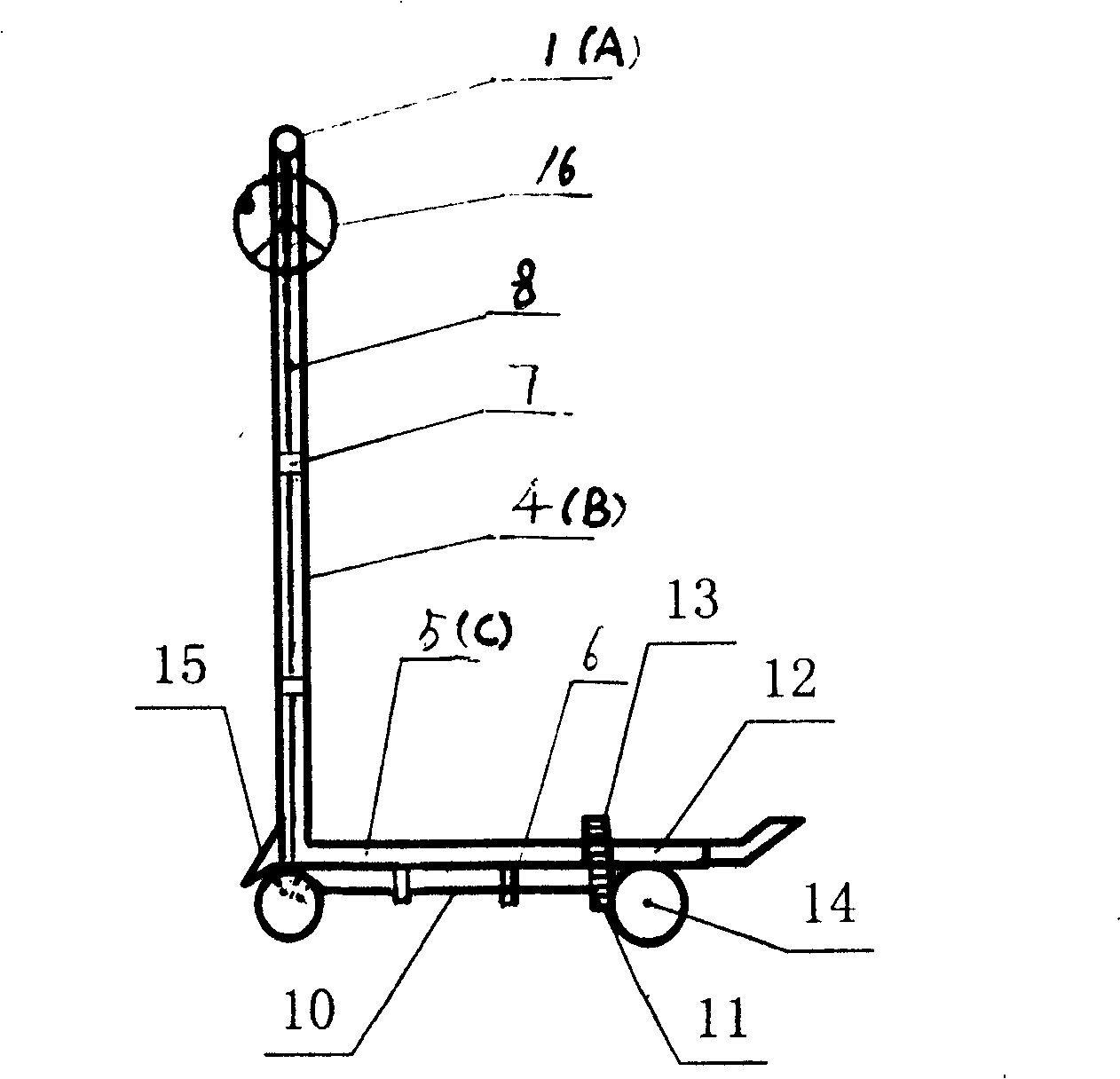 Hotel bed drawing device