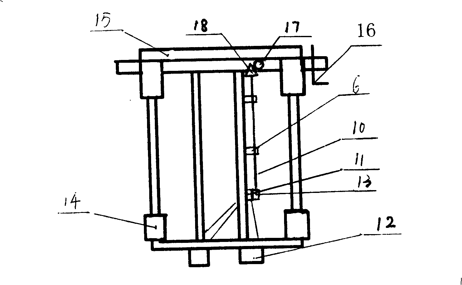 Hotel bed drawing device