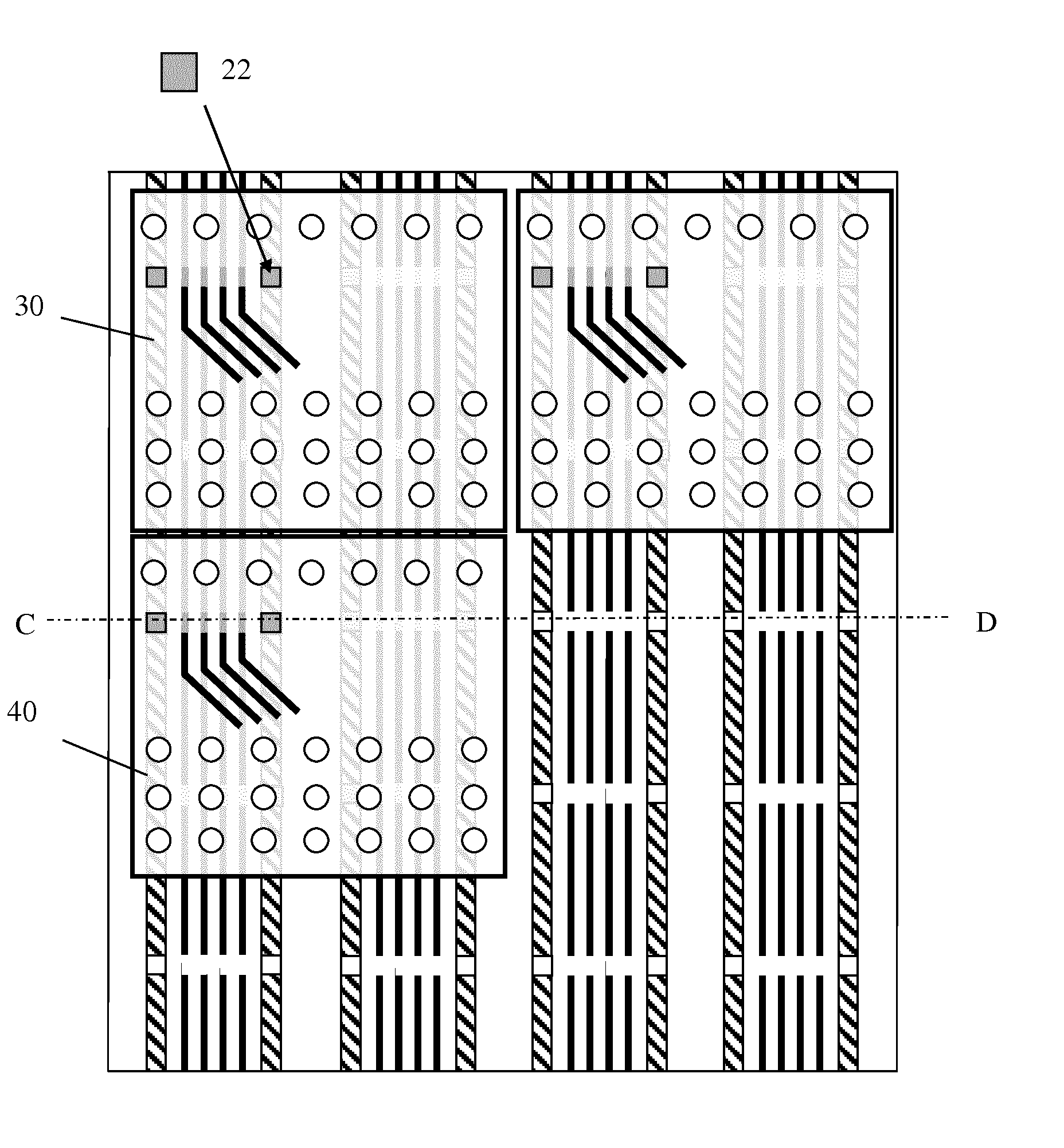 Tiled display and method of assembling same