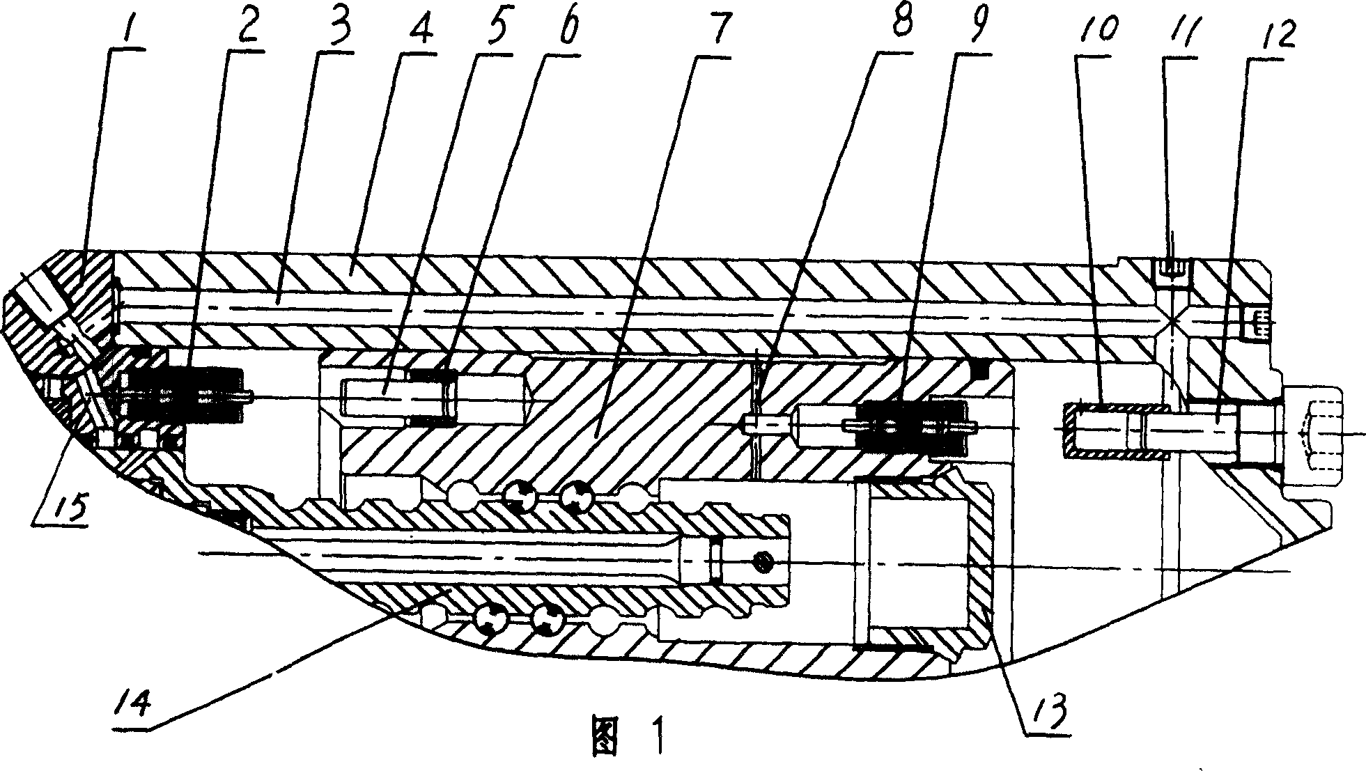 Built-in type positioning and unloading device for auto power diverter