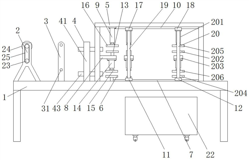 A multi-layer aluminum wire processing and cutting device with automatic feeding