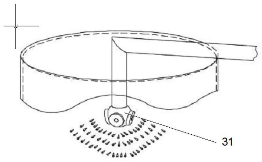 Ship tail gas decomposing device