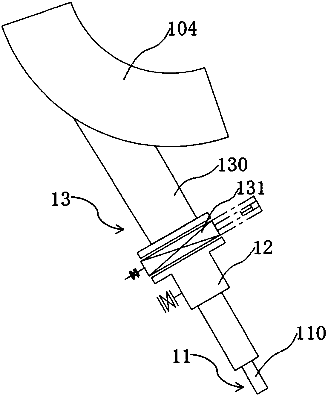 Nozzle device, catalytic cracking system and nozzle dredging method