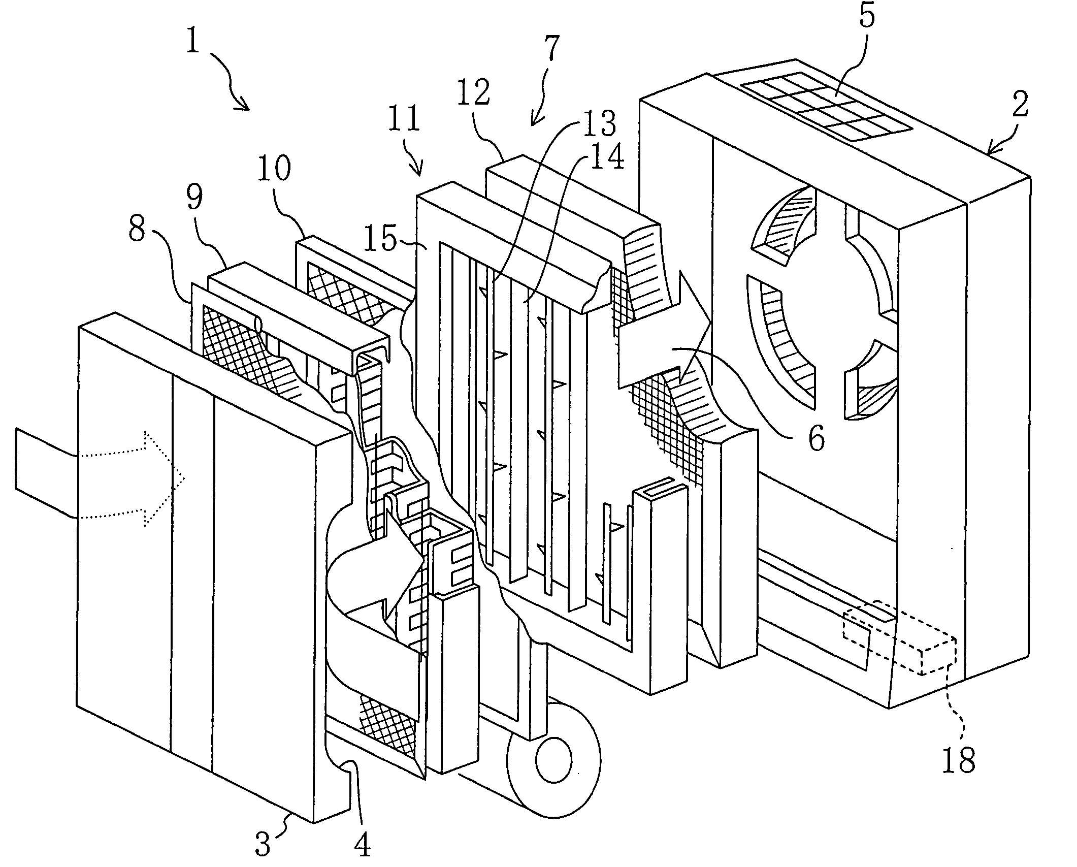 Discharge apparatus and air purifying apparatus