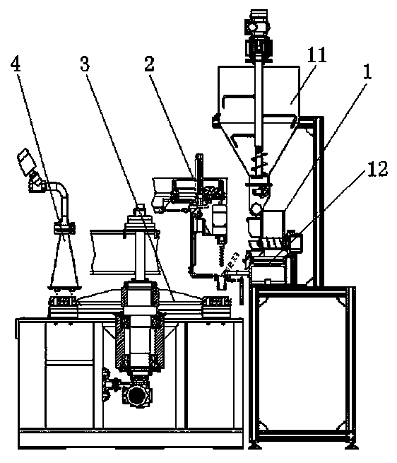 Automatic precisely-weighing tea pressing machine