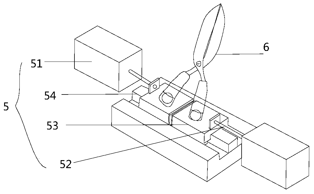 Trimming device and method for trimming small-size bonsai
