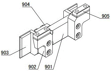 Tile support finger and ceramic tile sorting device for protecting ceramic tiles