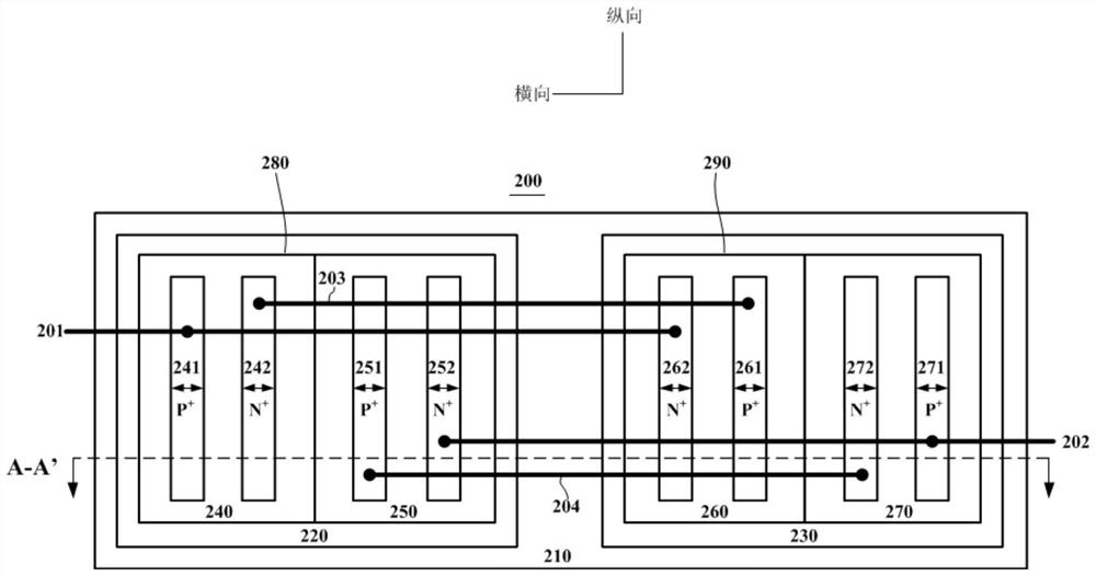 Low-voltage SCR device for ESD protection