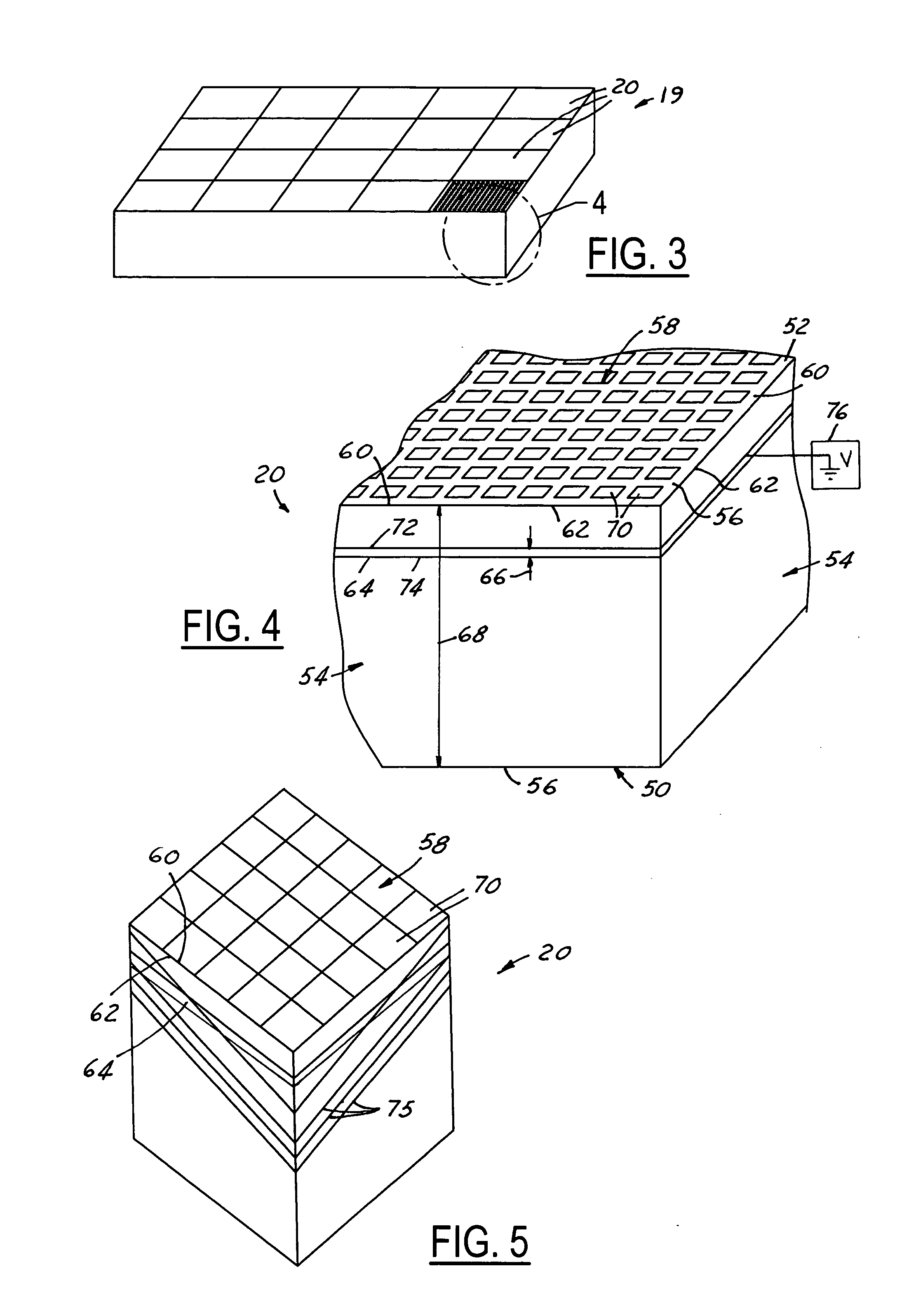 Guard ring for direct photo-to-electron conversion detector array