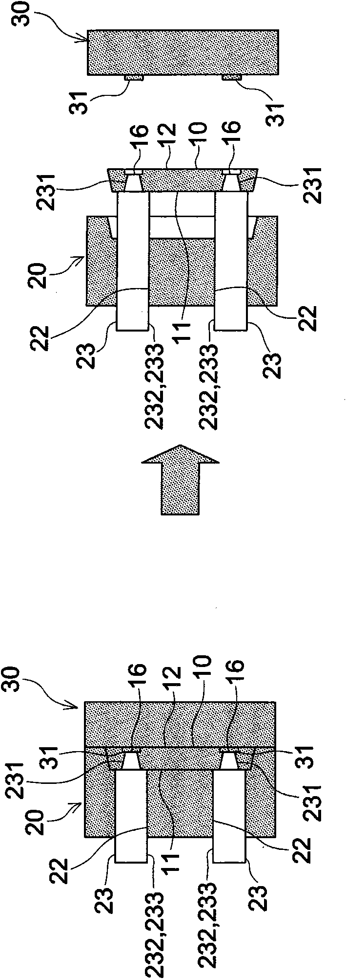 Injection molding method and injection molding die