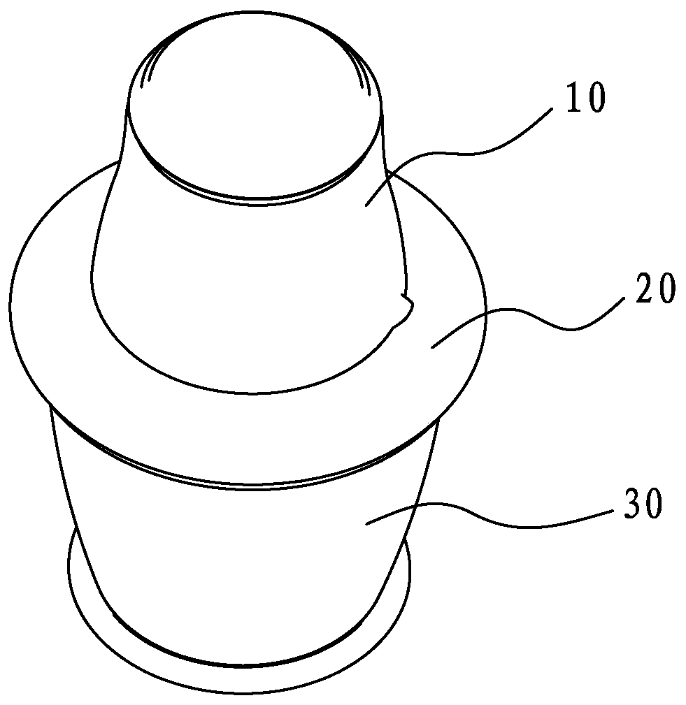 Chopping knife brake structure and chopping machine