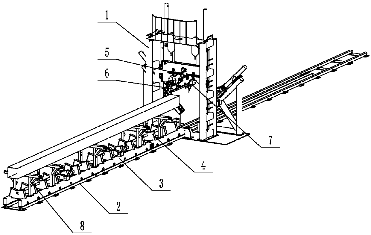 Pipe stitch welding all-in-one machine