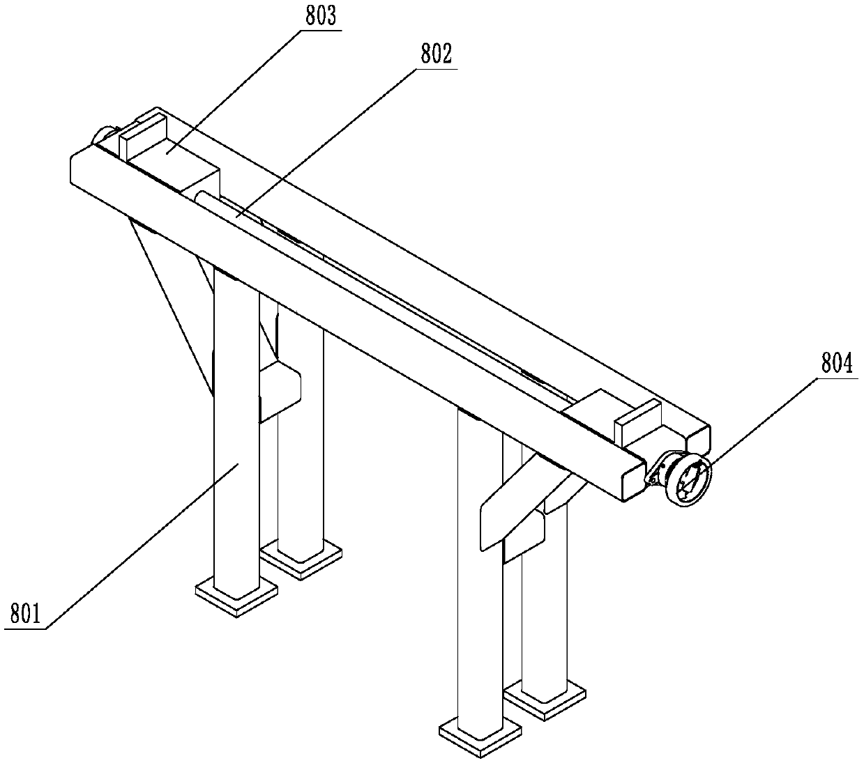 Pipe stitch welding all-in-one machine