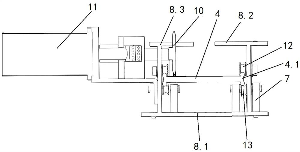 Device and method for cleaning external surface of portal heat exchanger