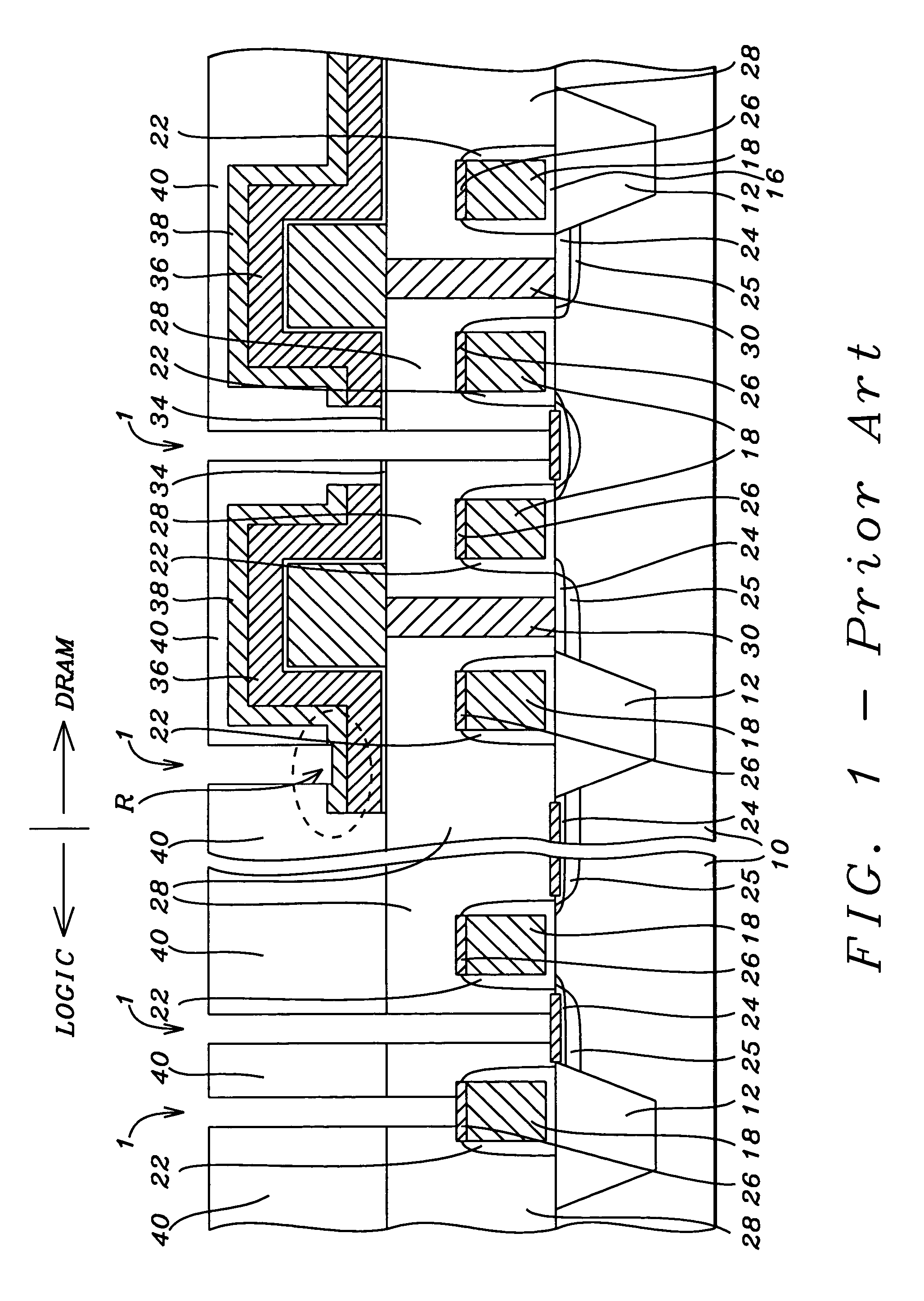 Structure for reducing leakage currents and high contact resistance for embedded memory and method for making same